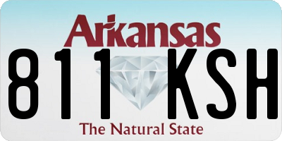 AR license plate 811KSH