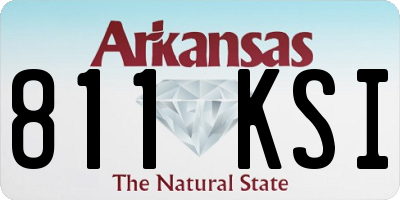 AR license plate 811KSI