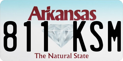 AR license plate 811KSM