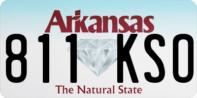 AR license plate 811KSO