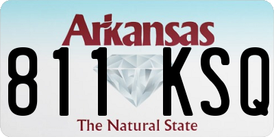 AR license plate 811KSQ
