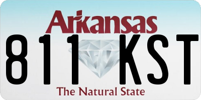 AR license plate 811KST