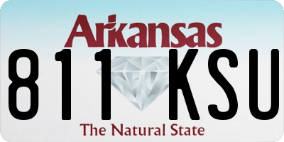AR license plate 811KSU