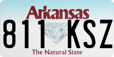AR license plate 811KSZ