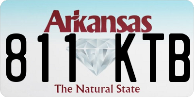 AR license plate 811KTB