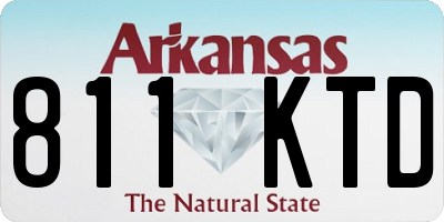 AR license plate 811KTD