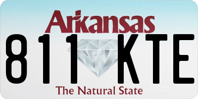 AR license plate 811KTE