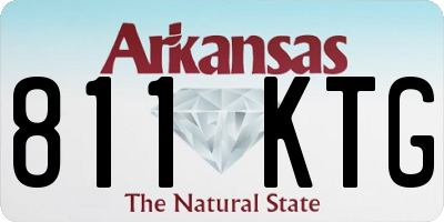 AR license plate 811KTG