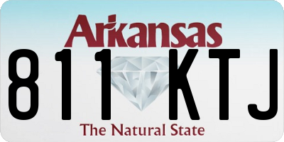AR license plate 811KTJ