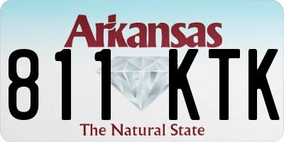 AR license plate 811KTK