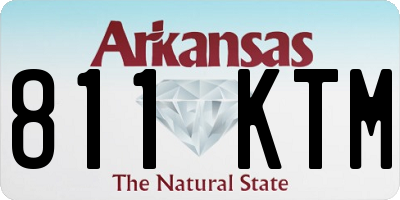 AR license plate 811KTM