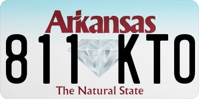 AR license plate 811KTO