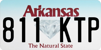 AR license plate 811KTP