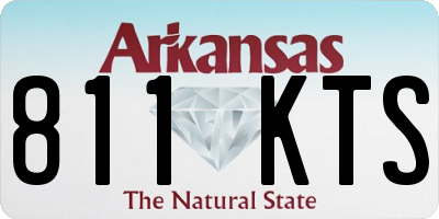 AR license plate 811KTS