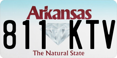 AR license plate 811KTV