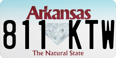 AR license plate 811KTW