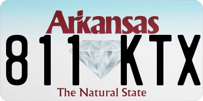 AR license plate 811KTX
