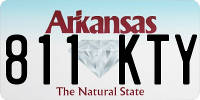 AR license plate 811KTY