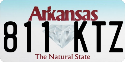 AR license plate 811KTZ