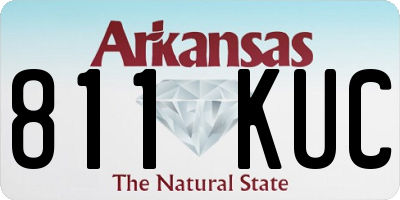 AR license plate 811KUC