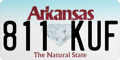 AR license plate 811KUF