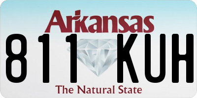 AR license plate 811KUH
