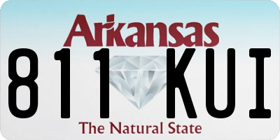 AR license plate 811KUI