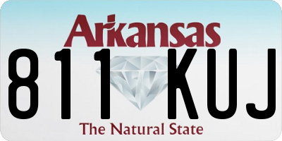 AR license plate 811KUJ