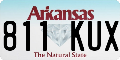 AR license plate 811KUX