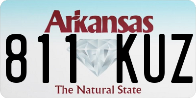 AR license plate 811KUZ