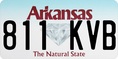 AR license plate 811KVB