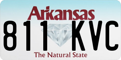 AR license plate 811KVC