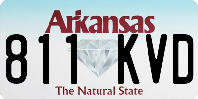 AR license plate 811KVD