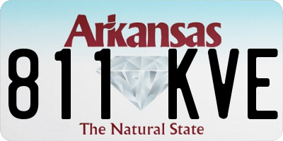 AR license plate 811KVE