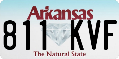 AR license plate 811KVF