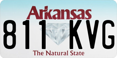 AR license plate 811KVG