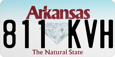 AR license plate 811KVH