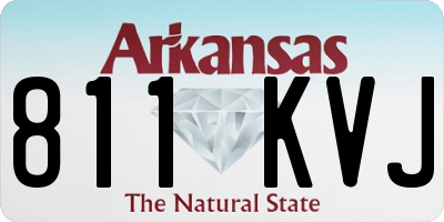 AR license plate 811KVJ