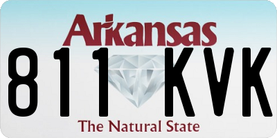AR license plate 811KVK