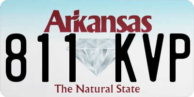 AR license plate 811KVP