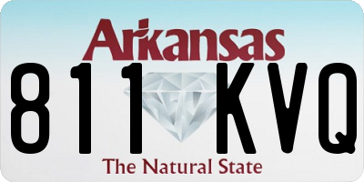AR license plate 811KVQ