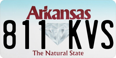 AR license plate 811KVS