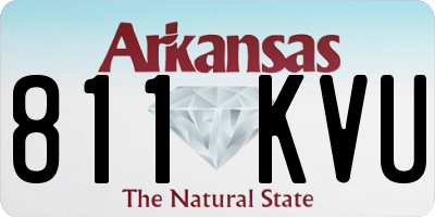 AR license plate 811KVU