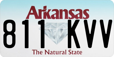 AR license plate 811KVV