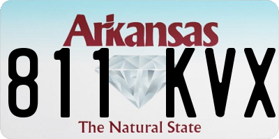 AR license plate 811KVX