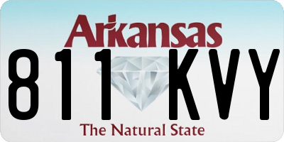 AR license plate 811KVY