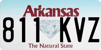 AR license plate 811KVZ