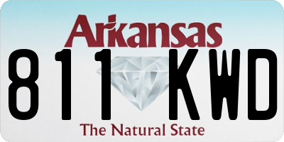 AR license plate 811KWD