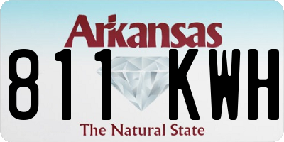 AR license plate 811KWH
