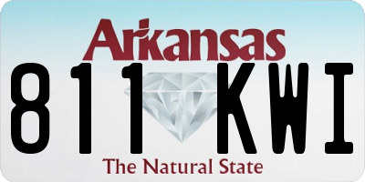 AR license plate 811KWI